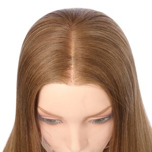 Peluca de Cabello Virgen Chino de Alta Calidad de 20 Pulgadas de Largo con Frente de Encaje Transparente, Peluca Rubia Teñida sin Pegamento para Mujer - Product Image 4