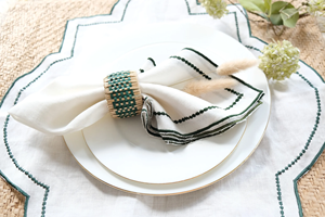 Natural Rattan Round Woven Napkin Rings Easter Napkin Rings Boho Napkins Holder for Elegant <b>Table</b> Decoration Wedding Decor - Product Image 5