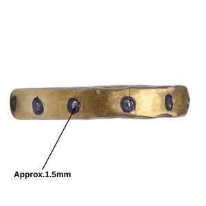 Wedding Wear 925 Sterling Silver Gold Plated Jewelry Diamond Gemstone Women Wear <b>Spinner</b> <b>Ring</b> - Product Image 3