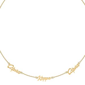 Collier chaîne avec pendentif lettre dorée, design délicat, chaîne à maillons ajustable, bijoux élégants pour femmes, à porter au quotidien - Product Image 3