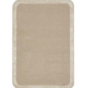Alfombra Moderna de Color Taupe Sólido, Alfombra de Lana Viscosa Suave y Afelpada, Alfombra Rectangular para Sala de Estar, Dormitorio, Guardería, Decoración de Hogar de Lujo - Product Image 1