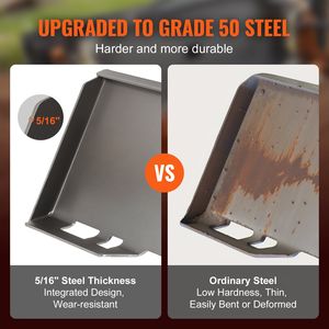 Piastra di montaggio Quick Hitch compatibile con attacco rapido da 5/16 pollici per Skid Steer, piastra caricatrice da 2,28 pollici con attacco rapido per Skid Steer Loader - Product Image 3