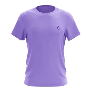 Camisetas de hombre 100% algodón personalizadas al por mayor, ropa de calle alta unisex de talla grande, camisetas de tela de algodón en blanco - Product Image 3