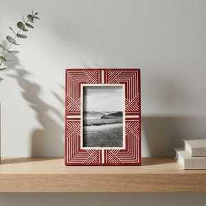 Marco de Fotos Artístico de Resina y Hueso Incrustado, Moderno y Hecho a Mano, con Diseño Elegante y Personalizado para Interiores de Lujo - Product Image 6