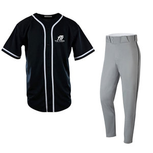 Uniforme de Béisbol Transpirable de Color Personalizado, Calidad Premium, Cantidad al por Mayor, MOQ Bajo, con Logotipo Personalizado para Ropa Deportiva - Product Image 1