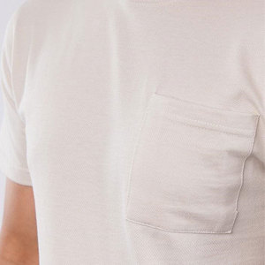Chemise basique à manches courtes et col rond pour homme, options de couleurs personnalisées, tailles S-5XL, coupe classique, impression graphique, broderie, marque privée - Product Image 4