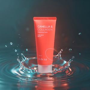 Espuma Limpiadora Facial Puro Moment, Limpiador Facial Hidratante con Colágeno y Extracto de Camelia para Todo Tipo de Piel, 100 ml - Product Image 1