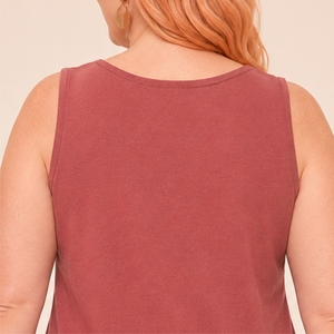 Débardeur tie-dye grande taille pour femme, qualité supérieure, sans manches, imprimé devant, longueur standard et respirant, sur mesure. - Product Image 4