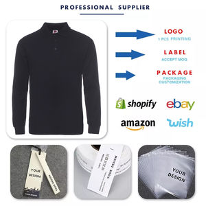 เสื้อโปโลแขนยาวคุณภาพสูง ผ้าฝ้าย 100%  รับสกรีนโลโก้ เสื้อโปโลชายคุณภาพเยี่ยม ราคาสมเหตุสมผล - Product Image 4