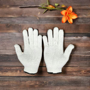 Gants de protection du travail d'hiver chauds en coton et polyester texturé 40g d'épaisseur manchette sans couture durable et flexible Made in Hanoi - Product Image 5