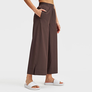 Leggings de yoga de nailon de cintura alta personalizados, efecto segunda piel, acampanados, para gimnasio, deporte, fitness, con efecto push-up, de secado rápido, pantalones deportivos para mujer - Product Image 4