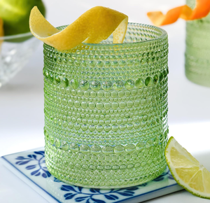 Verres à cocktail, à eau ou à jus rétro vintage en verre, cadeau <span class=keywords><strong>de</strong></span> luxe pour hôtesse ou <span class=keywords><strong>de</strong></span> déménagement, verre à vin gaufré - Product Image 1