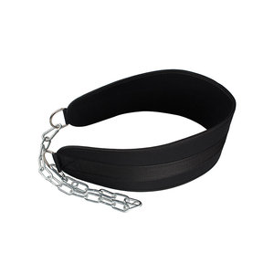 Customized Professional Neoprene Breathable Comfortable Back Support Powerlifting Fitness Dip <b>Belt</b> Stainless Waist Trimmer - Product Image 2