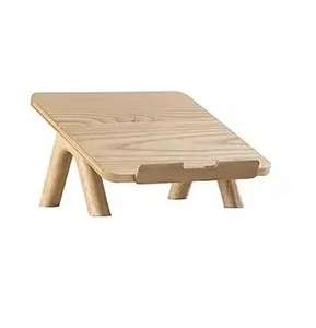 Soporte para portátil hecho a mano, soporte ecológico de madera para teléfono, soporte flexible para salpicadero para Apple iPhone, elegante para uso en interiores. - Product Image 5