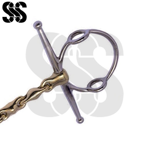 บิตม้าแบบปรับแต่งได้ ทนทานต่อการเกิดสนิม ขนาด 14 มม. ทำจากสแตนเลสสตีล พร้อมห่วงหลวม คุณภาพสูง สำหรับขี่ม้า - Product Image 6