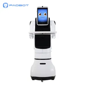 Auto Navigation AD Chat Communication Presentation Interact Roboter Office Advertising Reception AI Robot Guide Robot