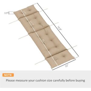 Coussin de chaise longue d'extérieur pour le confort et le style - Product Image 3