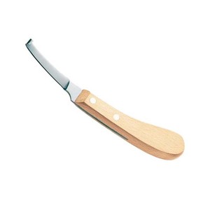 Cuchillo de Herrador para Pezuñas con Hoja de Acero Inoxidable y Mango de Madera, Cuchillo con Mango Ergonómico de GUJJAR SURGICAL INTERNATIONAL - Product Image 4