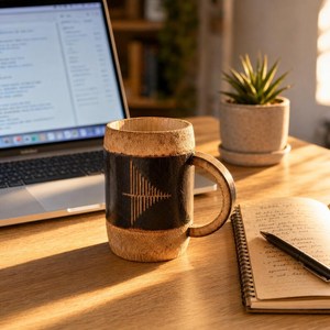 Taza de Madera Rústica Personalizada de la Mejor Calidad, Hecha a Mano, Grabada, Material de Madera Pulida, Estilo Clásico, a Prueba de Fugas, Ecológica - Product Image 3