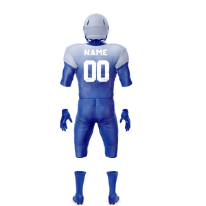Wholesale OEM High Stretch Breathable American Football Uniform Custom Stitched Team <b>Name</b> Moisture-Wicking Training Jersey Short - Product Image 2