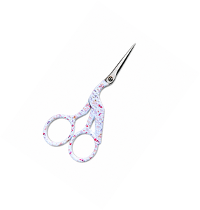 Ciseaux à broder professionnels en acier inoxydable, pointus et tranchants, pour couture et artisanat, avec poignée décorative imprimée - Product Image 5