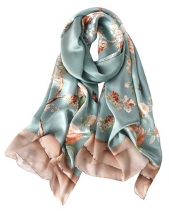 Summer Cotton Square Scarf Custom Women Long Stylish Designer Handmade Ethnic Fashion Floral Print Quick Dry All Seasons - Product Image 2