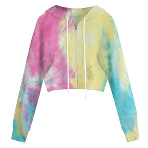 Sudadera corta para mujer, estilo moderno y tela suave para un uso cómodo, informal y a la moda. - Product Image 3