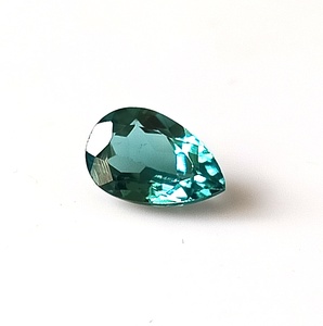 Aqua Blue Natural 1.30 Carat Zambian Calibrated Pear Cut Premium Quality Tourmaline Loose <b>Stone</b> Good <b>Fire</b> Natural Stones - Product Image 1