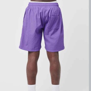 Pantalones Cortos Bermuda de Poliéster Sólidos para Hombre con Cordón, Cintura Elástica, Logotipo Frontal, Bolsillos, Transpirables, de Tiro Medio, Estilo Casual y Deportivo - Product Image 3