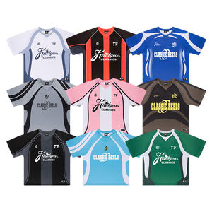 Camiseta de béisbol para hombre con logo sublimado personalizado al por mayor, cuello en V, manga corta, camiseta deportiva sublimada estilo hip hop para hombre - Product Image 3