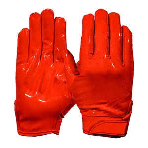 Guantes de Fútbol Americano para Exteriores, Cómodos, Suaves, Ligeros, con Diseño Personalizado para Equipos, Cierre de Velcro y Palma Antideslizante, para Uso Deportivo - Product Image 1