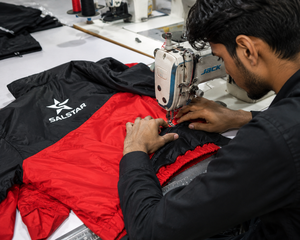 Custom High Quality Men’s Sports Track Jacket <b>Windbreaker</b> Training Two Tone Red <b>Black</b> Jacket Polyester Athletic Teamwear Jacket - Product Image 4