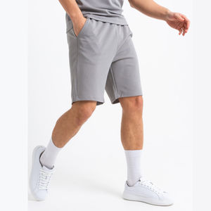 Nouvel ensemble de sport d'été respirant OEM pour homme : T-shirt décontracté en coton à manches courtes et coupe ample avec short - Product Image 4