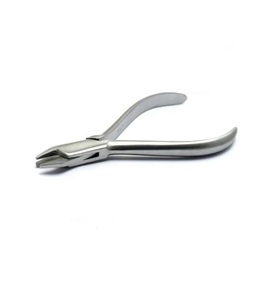 Pinzas Dentales de Acero Inoxidable de Tres Puntas, Pinzas de Ortodoncia para Doblar Alambres y Ajustar Broches, Instrumentos de Odontología de Tres Mandíbulas para Laboratorio - Product Image 1