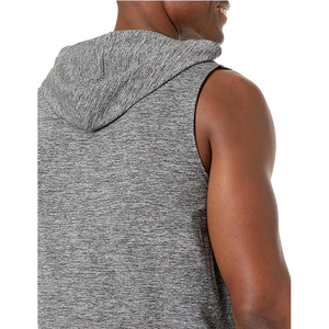 Modern Street <b>Men</b> Sleeveless Hoodies Soft Lightweight Gym <b>Pullover</b> Sporty Workout Stylish Casual Fashion Sleeveless Hoodies - Product Image 5