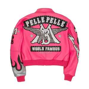 Chaqueta de cuero genuino para hombre, personalizada, gruesa, de moda, con cremallera media, de espuma de goma, de secado rápido, transpirable, para invierno - Product Image 6