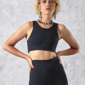 Sujetador Deportivo para Mujer con Logotipo Personalizado, Transpirable, de Nailon y Elastano, que Absorbe la Humedad, Ropa Cómoda para Yoga y Fitness - Product Image 1