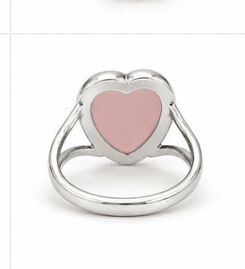 AAA quality Silver Rose <b>Quartz</b> <b>Ring</b> Genuine <b>Ring</b> Wholesale Price Fine Heart Shell <b>Rings</b> for Women Sterling Silver Bulk Lot - Product Image 2