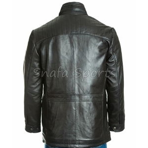 Custom Design Men Shearling <b>Leather</b> <b>Long</b> Coat Solid Color Streetwear Hot Sale Reasonable Price Men Shearling <b>Jackets</b> - Product Image 3