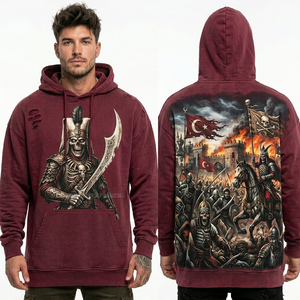 Sudadera con Capucha Vintage Amarillo Mostaza para Hombre, Diseño Gráfico de Fabricante de Velas de Cera de Abeja Zombie, Sudadera de Algodón Grueso para Taller, Ropa Urbana - Product Image 2