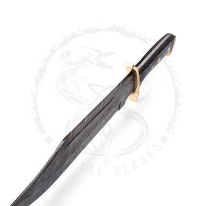 Couteau Bowie haut de gamme en acier Damas avec étui, couteau de chasse fait main à lame fixe pour le camping en plein air - Product Image 4