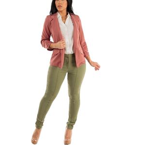 กางเกงเอวรูดแบบลำลองมีกระเป๋าของผู้หญิงกางเกงขากว้างมีโบว์ผูกส่งออกจากซัพพลายเออร์ - Product Image 5