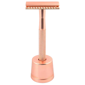 Premium Stainless Steel Reusable <b>Single</b> <b>Blade</b> Double Edge Safety <b>Razor</b> for Manual Shaving Tool for Men's Face Body - Product Image 1