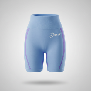 Shorts de sport athlétiques sans couture taille haute respirants à compression pour le yoga, le fitness et le streetwear, effet push-up fessier - Product Image 1