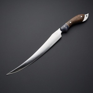 12-inch hand-forged Stainless steel fillet <b>knife</b> Camel <b>bone</b> <b>handle</b> hunting <b>knife</b> Razor sharp OEM service fillet <b>knife</b> - Product Image 2