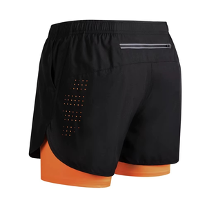 Men’s Quick Dry Compression Shorts in Bulk Modern Gym Wear Shorts with Dual <b>Layer</b> Design Breathable Running Shorts - Product Image 2