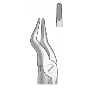 Forceps dentaires manuels en acier inoxydable, kit de pinces d'extraction dentaire pour enfants, instruments de laboratoire orthodontique - Product Image 5
