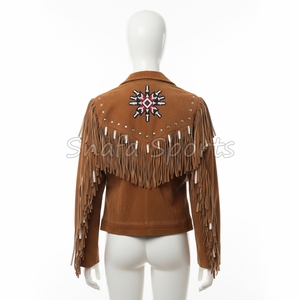 แจ็คเก็ตหนังผู้หญิงดีไซน์ล่าสุด คุณภาพสูง ขายดี ปิดด้วยกระดุม แฟชั่นใหม่ สไตล์ตะวันตก - Product Image 2