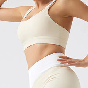 Ensemble de yoga pour femmes de haute qualité, leggings taille basse, soutien-gorge de sport, vêtements de sport, tenue de gym, vêtements de fitness, ensemble 2 pièces uni - Product Image 2
