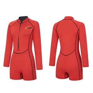 Combinaison de natation professionnelle pour femmes, en néoprène de 2.5mm, une pièce, pour la natation en plein air, le surf, la plongée en apnée, la plongée sous-marine - Product Image 4